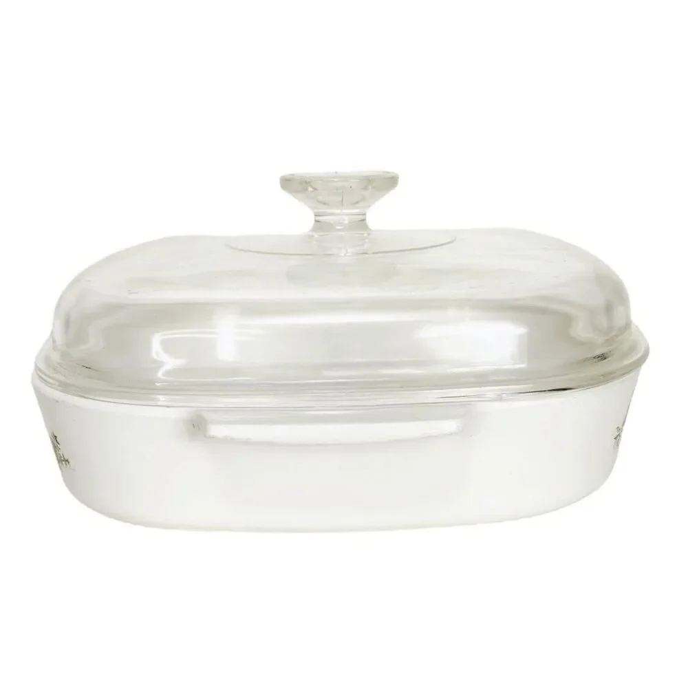 VTG 70s Corning Ware French Spice La Romarin Casserole Dish & Domed Lid A-10-B